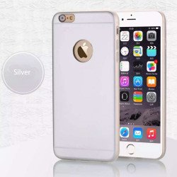 iPhone 6s 6 Slim Aluminum Hybrid Case (Silver)